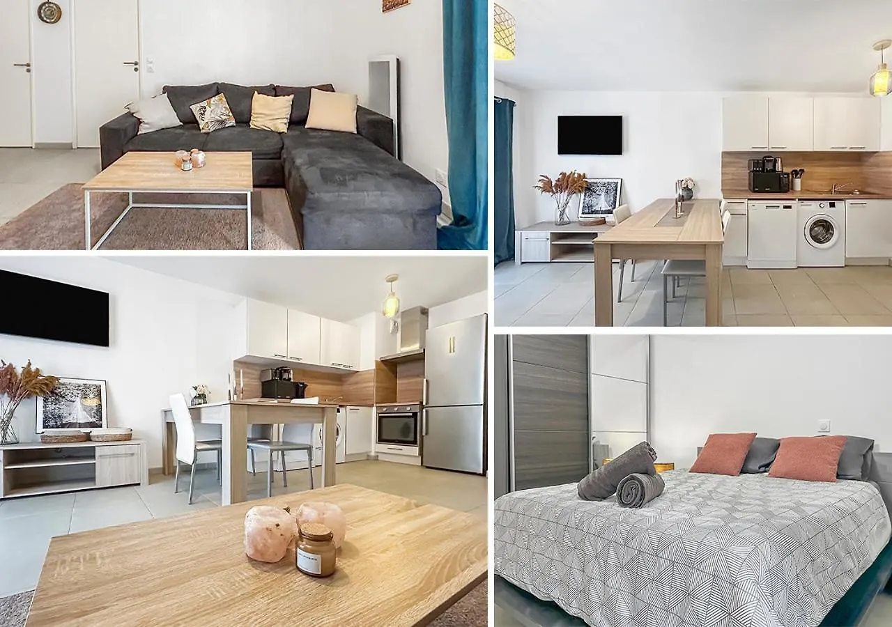 Appartement Cosy Tout Equipe - Sejour Ideal A Nice 0*,